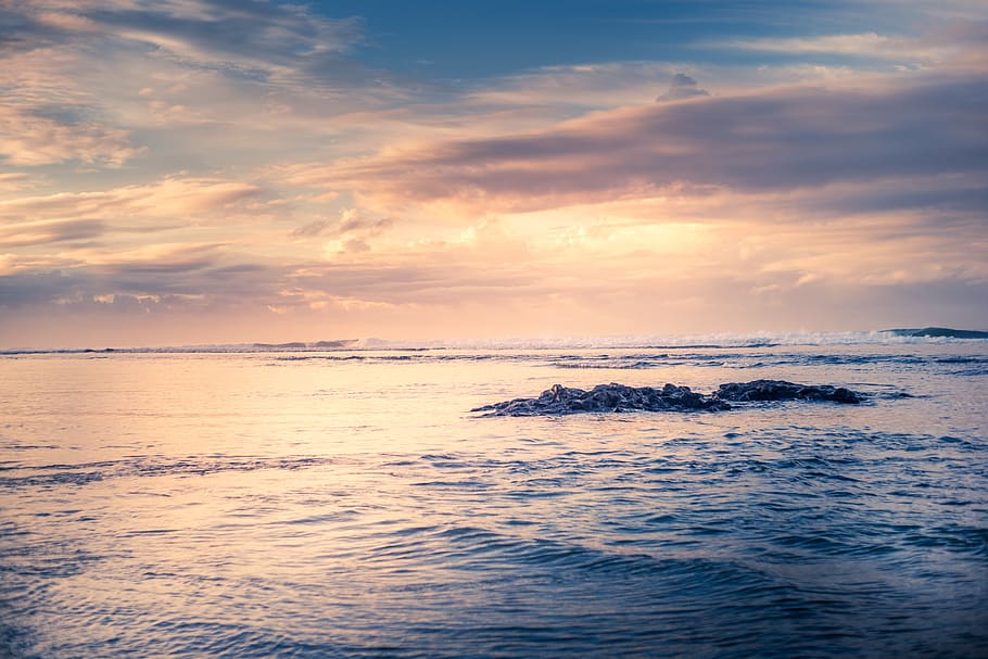réunion, beach, ocean, sun, sea, landscape, journey, island HD wallpaper