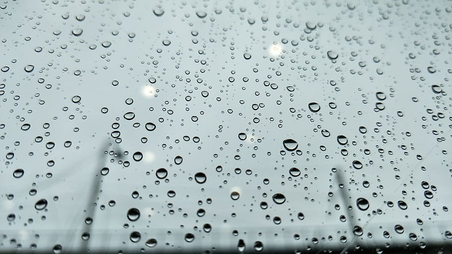 Closeup Photo of Dew Drops on Glass, bubbles, clean, clear, close-up HD wallpaper