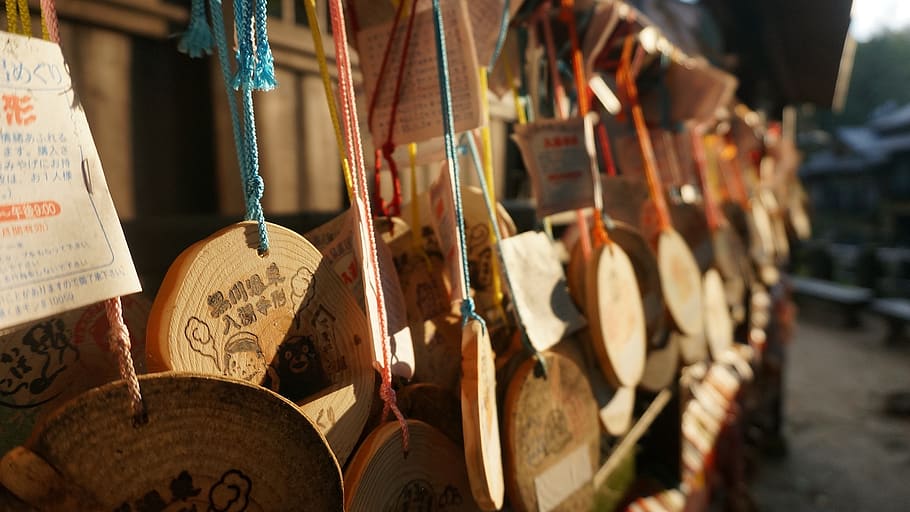 japan, hanging, retail, market, for sale, large group of objects HD wallpaper