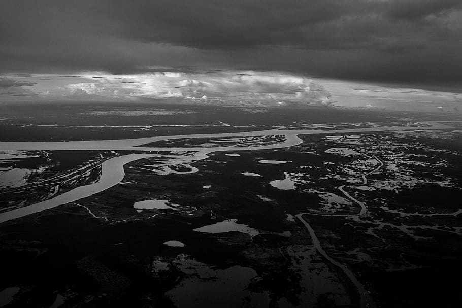 nature, landscape, outdoors, scenery, aerial view, weather HD wallpaper