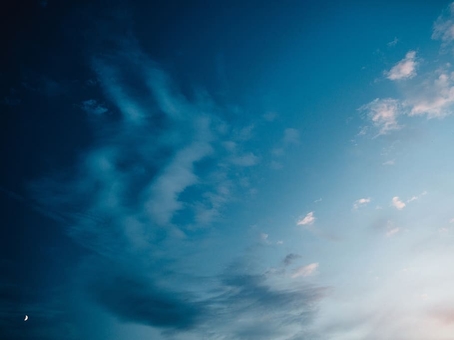 blue, sky, clouds, nature, sunshine, summer, cloud - sky, scenics - nature HD wallpaper