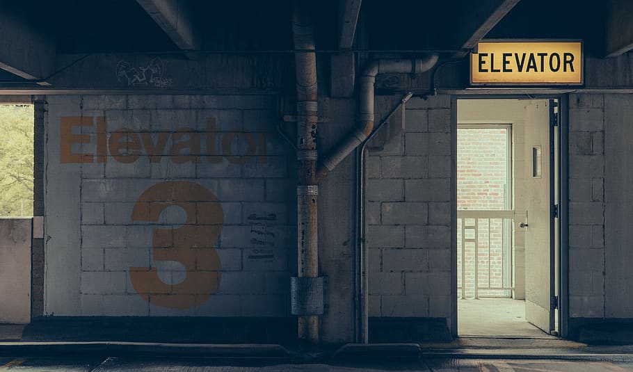 architecture, building, infrastructure, establishment, elevator HD wallpaper