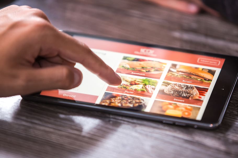 denmark, odense, order, menucard, ipad, restaurant, electronic menu HD wallpaper