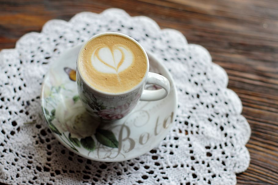 beverage, breakfast, cappuccino, coffee, cup, decoration, design HD wallpaper