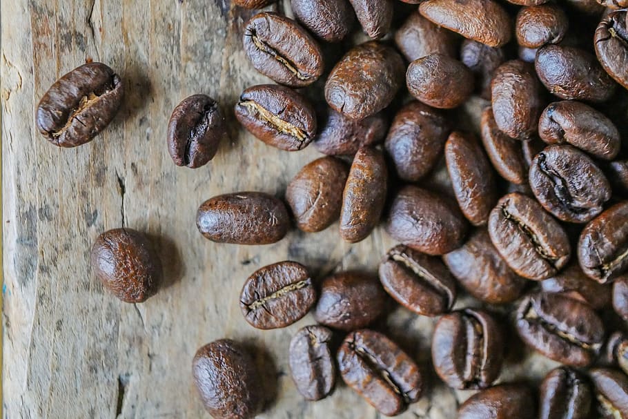 coffee beans, food and drink, brown, freshness, large group of objects HD wallpaper