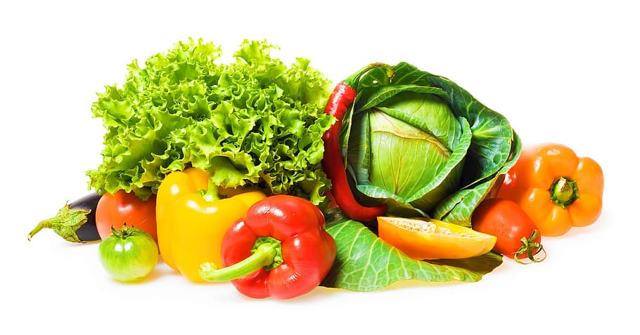 vegetables, cabbage, healthy, market, isolated, heap, vegetarian HD wallpaper