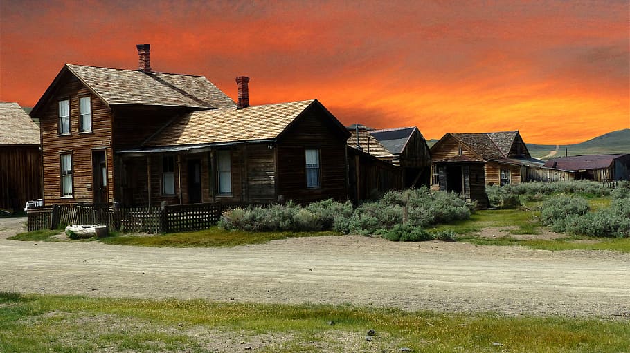 building, city, bodie, ghost, architecture, street, usa, america HD wallpaper