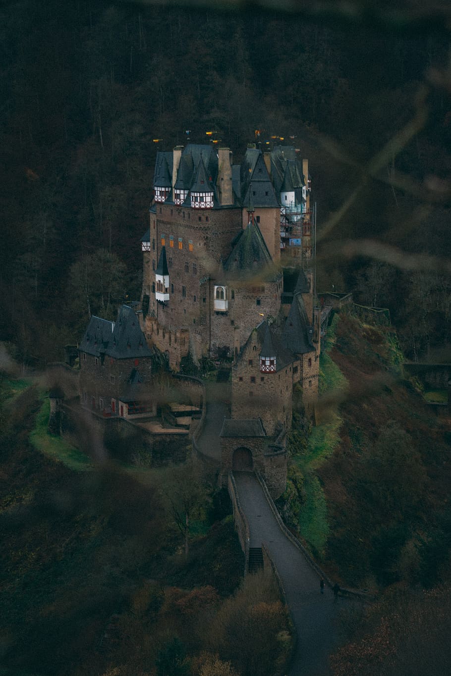 brown castle, architecture, building exterior, built structure HD wallpaper