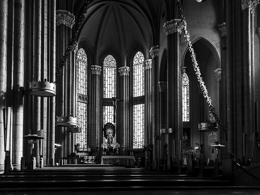 empty church, belief, religion, spirituality, place of worship HD wallpaper