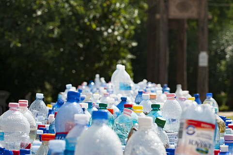 Assorted Plastic Bottles, container, daylight, plastics, polyethylene waste HD wallpaper