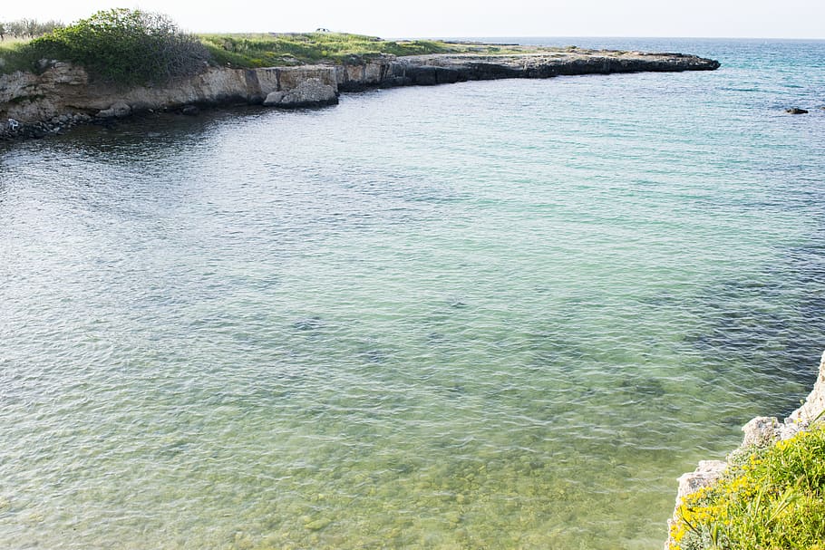 italy, monopoli, water, sea, beauty in nature, scenics - nature HD wallpaper