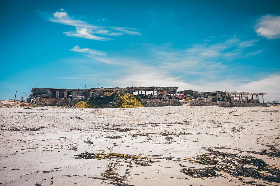 ground, nature, outdoors, building, housing, sea, ocean, water HD wallpaper