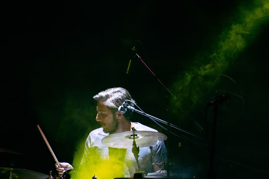 person playing drum, drummer, musician, human, people, leisure activities HD wallpaper