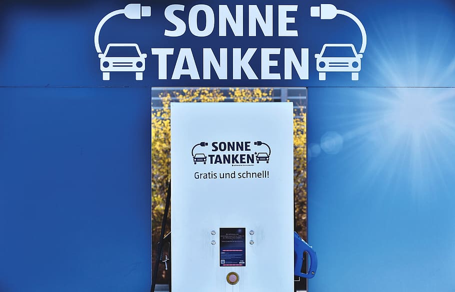 loading column, charging station, electric mobility, electric car HD wallpaper