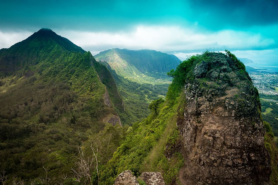 mountains, sky, landscape, clouds, nature, outdoor, scenics - nature HD wallpaper