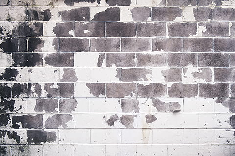 White and Gray Concrete Brick Wall, architecture, background HD wallpaper