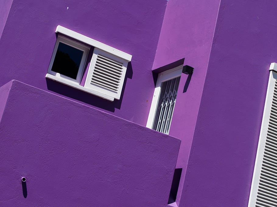 purple, background, de waterkant, south africa, cape town, color, HD wallpaper