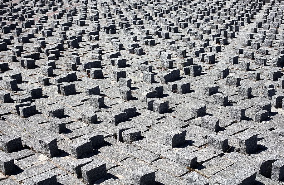 symmetry, perspective, design, geometric, urban, pattern, full frame HD wallpaper