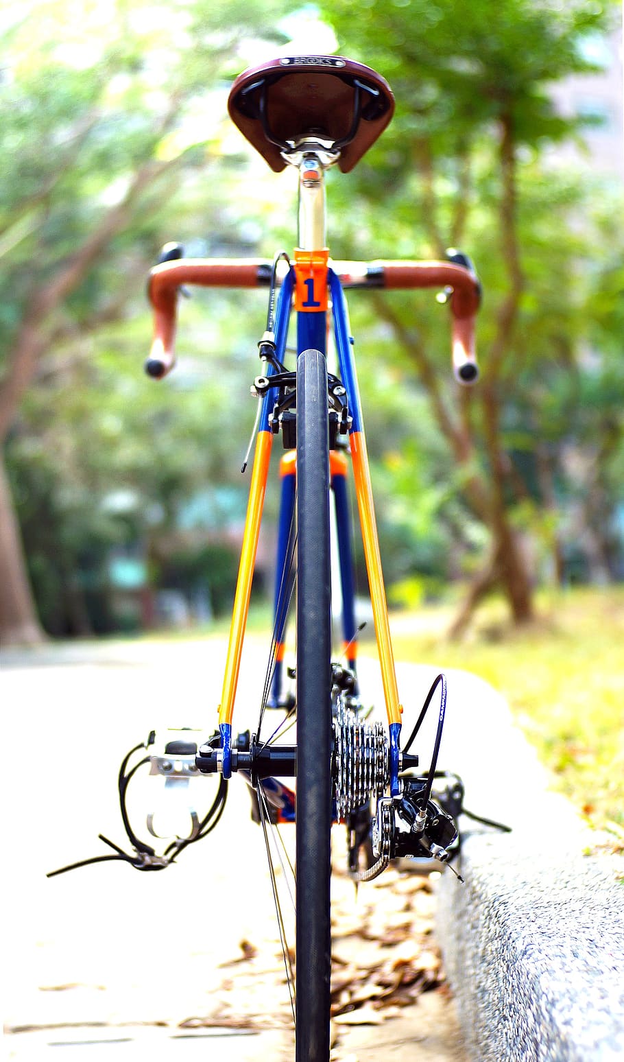 taiwan, tainan city, bicycle, focus on foreground, day, close-up, HD wallpaper