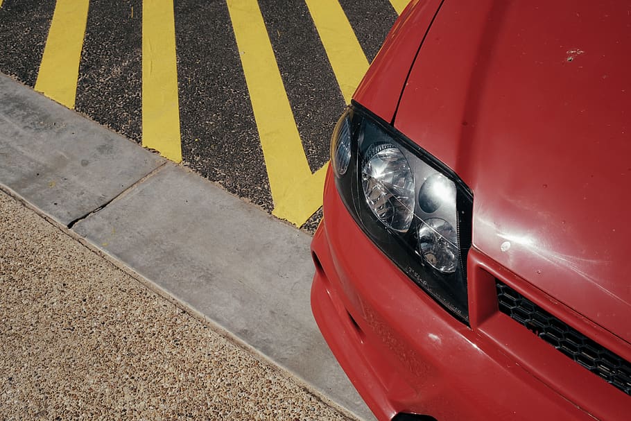 red vehicle, transportation, mode of transportation, land vehicle HD wallpaper