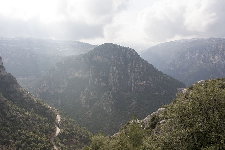 lebanon, ehden, mountain, scenics - nature, mountain range HD wallpaper