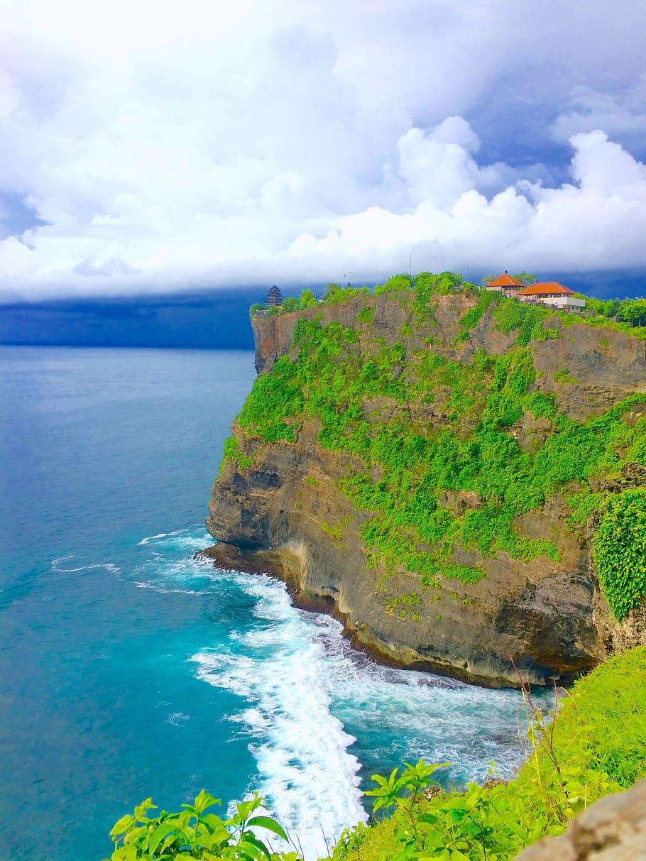 indonesia, bali, water, sea, scenics - nature, cloud - sky HD wallpaper
