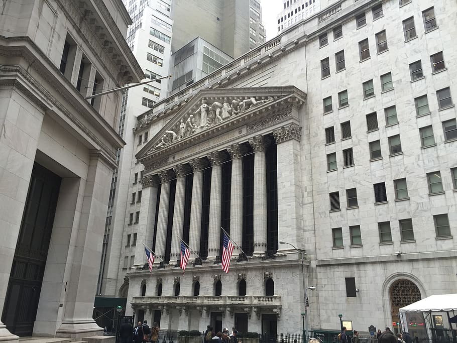 wall street, united states, new york, nyse, financial district
