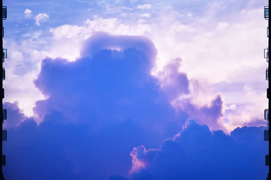 singapore, sky, violet, clouds, purple, cloud - sky, beauty in nature HD wallpaper
