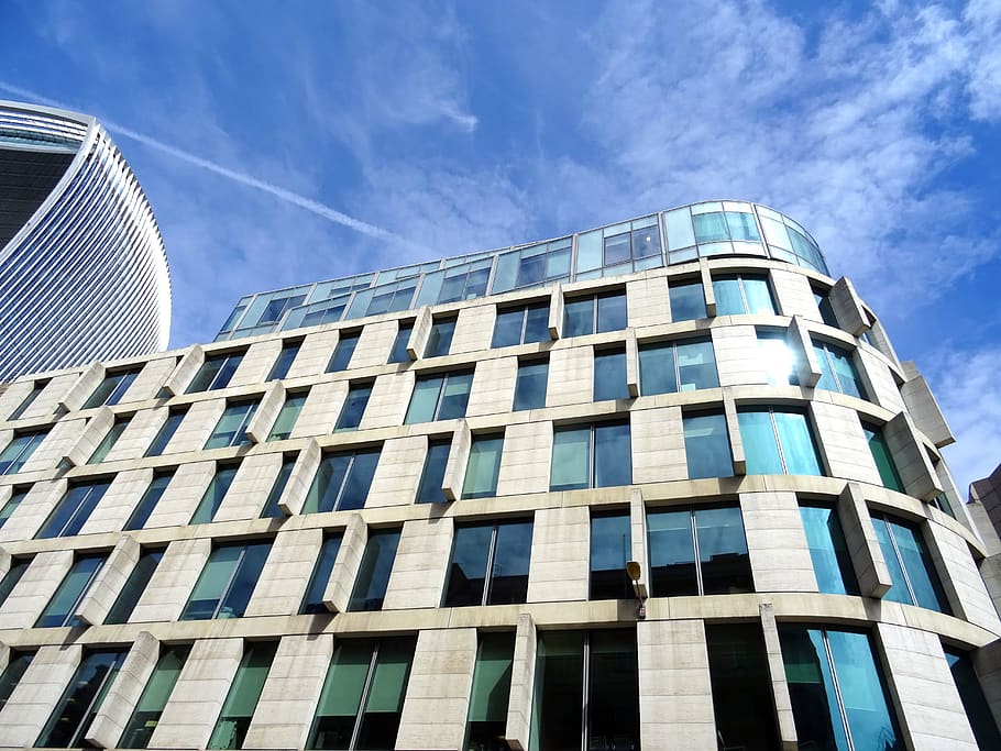 White City Building, architecture, downtown, glass items, low angle shot HD wallpaper