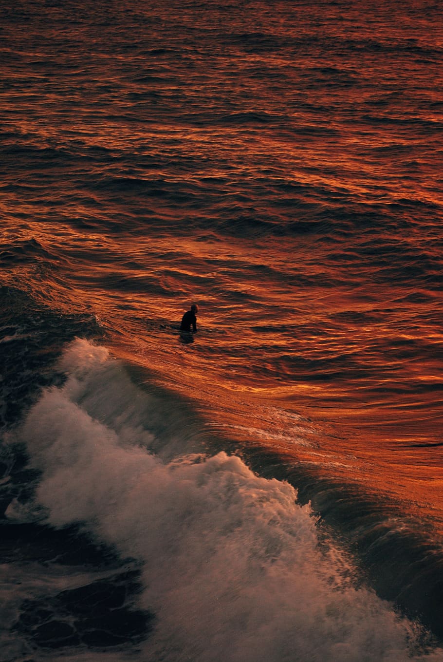 ocean wave, sunset, beauty in nature, scenics - nature, sea, water HD wallpaper
