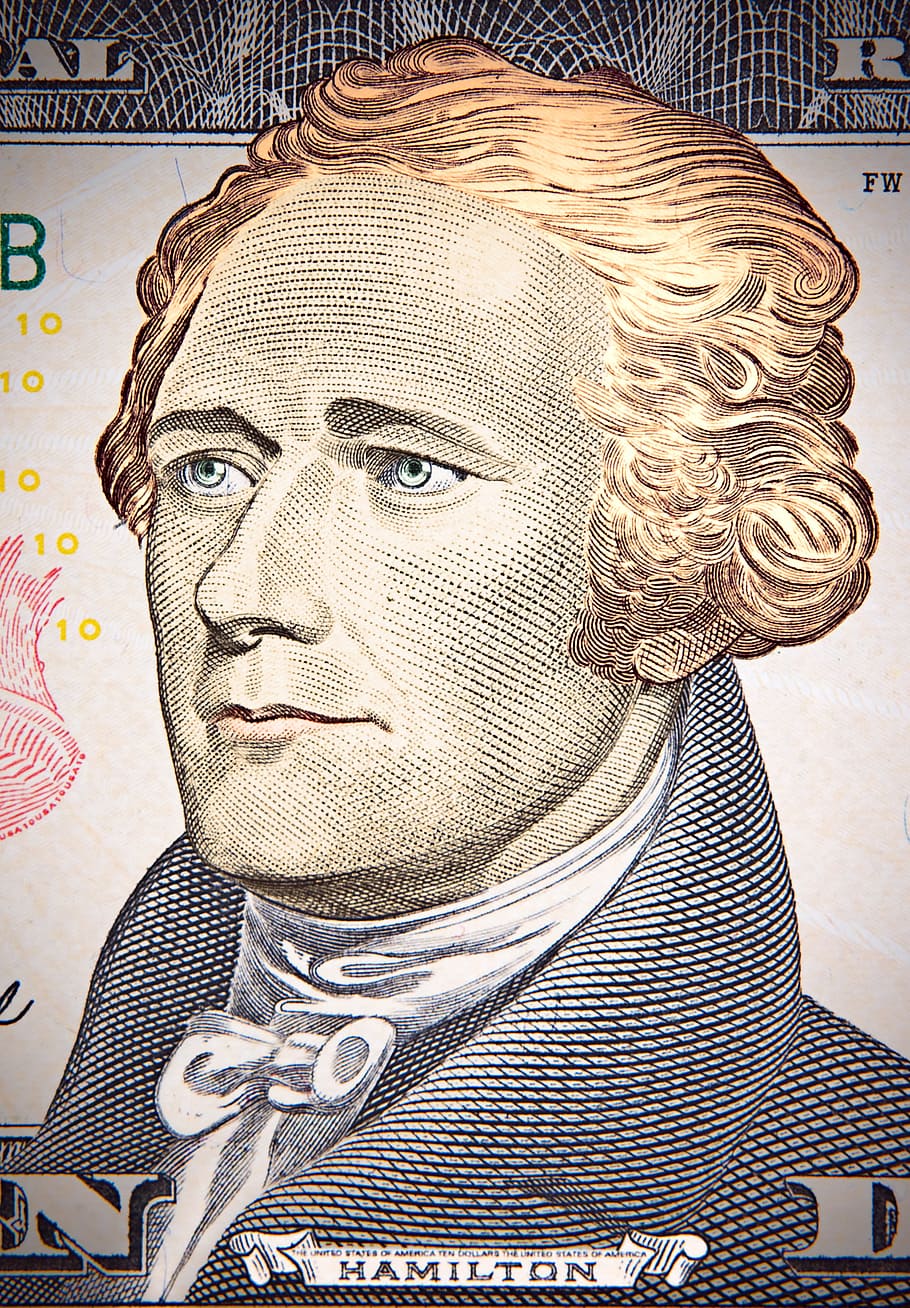 currency, dollar, image, finance, hamilton, face, politician HD wallpaper
