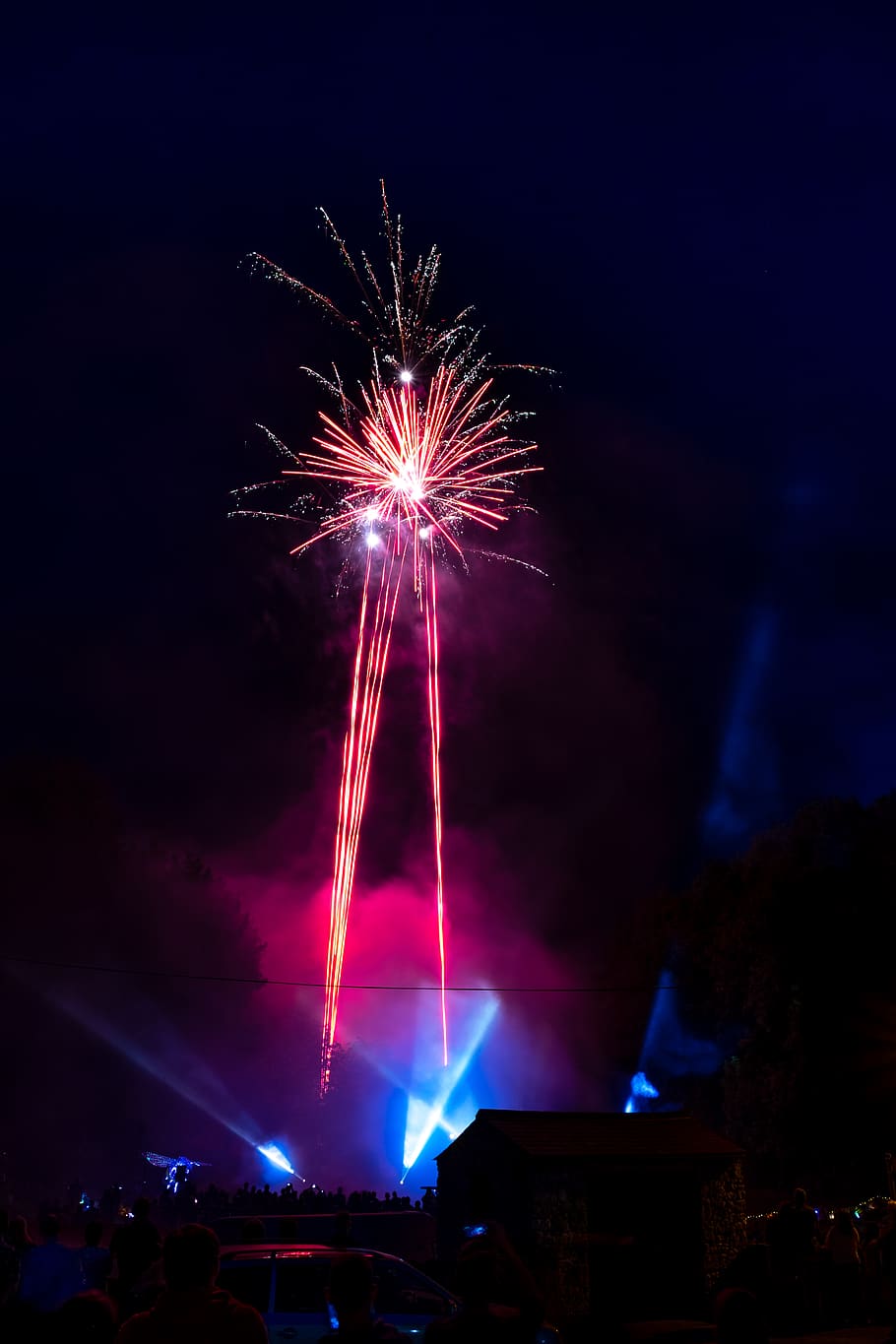 Fireworks Display, celebration, explosion, new year, new year's eve HD wallpaper