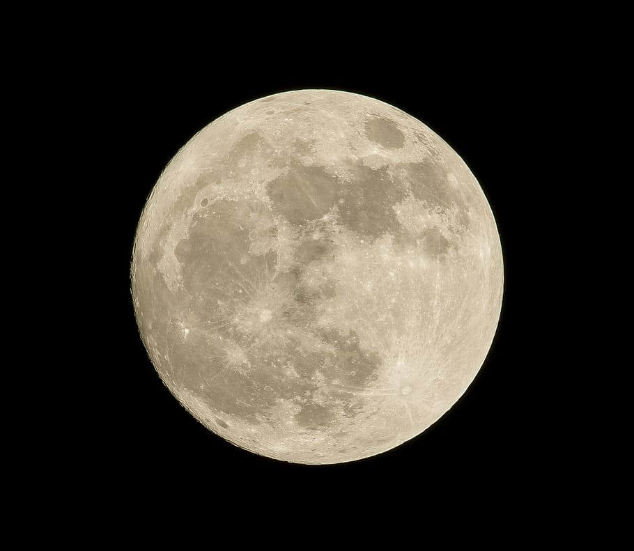 moon, space, astronomy, night, sky, moon surface, planetary moon HD wallpaper