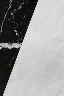 Marble white and black texture background, stone, black and white HD wallpaper