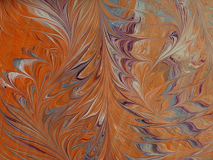 marbled paper, mottle, color, movement, colorful, crafts, arabesques HD wallpaper