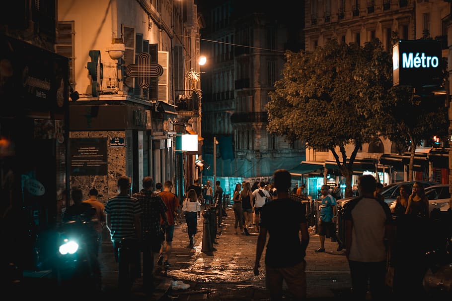 france, marseille, nightlife, cityscape, streetphotography