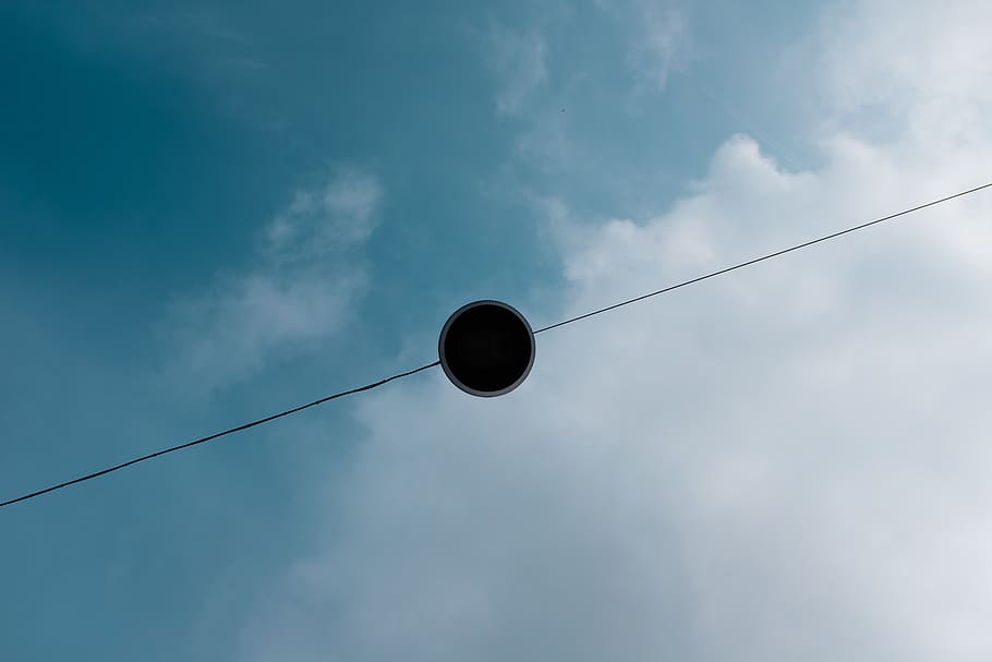 traffic light, adventure, wire, lamp, art, sphere, artsy, background HD wallpaper