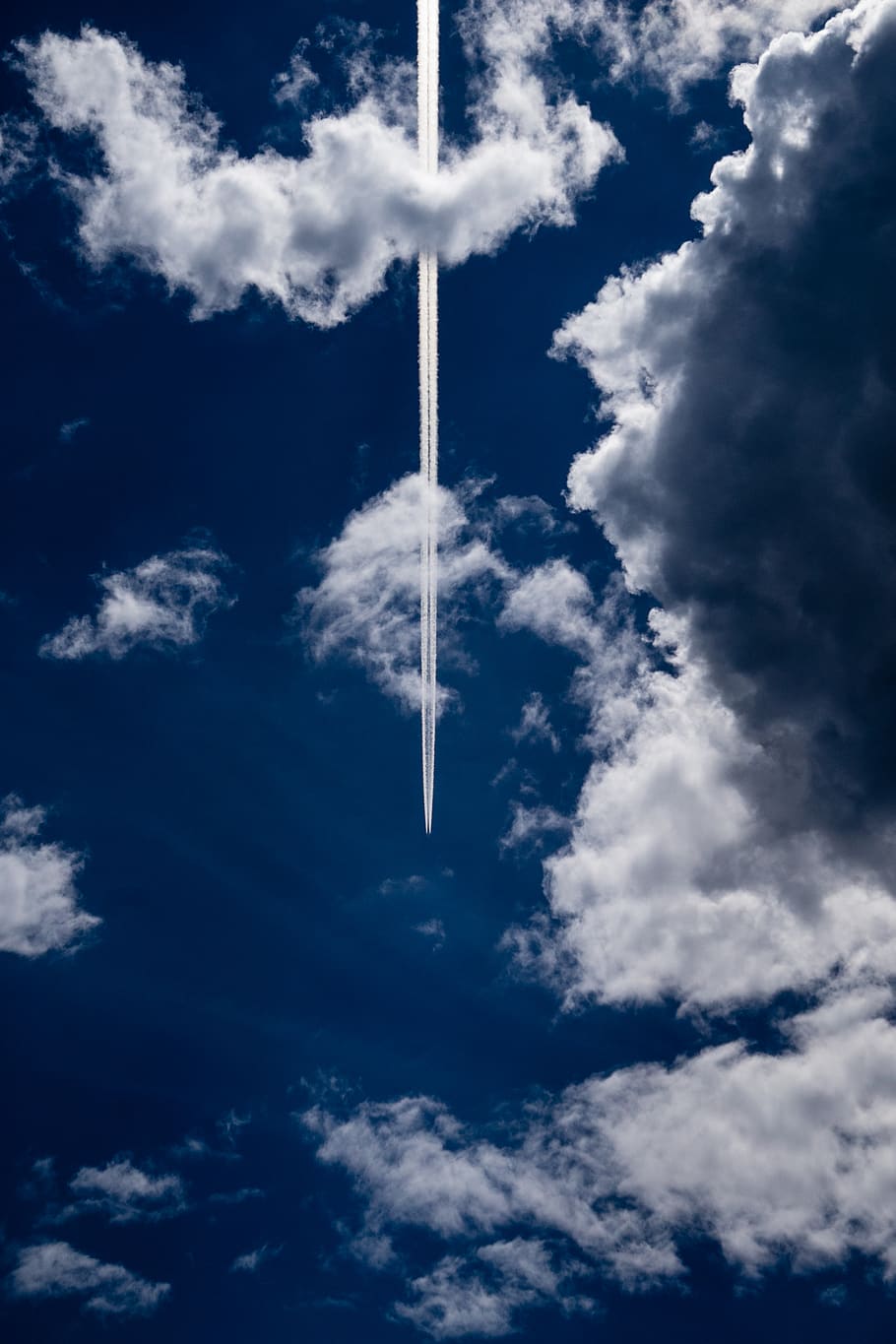 sony, sonya7, sky, plane, cloud, color, great, moment, sunny HD wallpaper