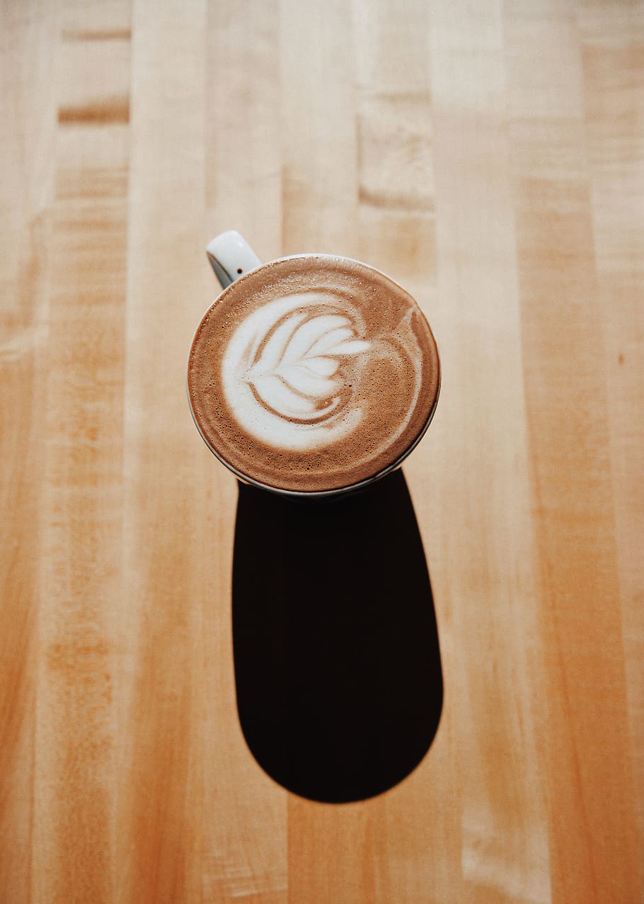 latte, coffee, latteart, espresso, coffeeshop, sunlight, milk HD wallpaper