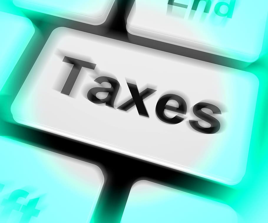 Taxes Keyboard Showing Tax Or Taxation, computer, excise, income, HD wallpaper
