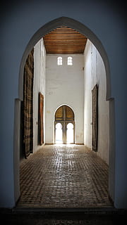 arabic, house, light, door, morocco, fe, architecture, building HD wallpaper