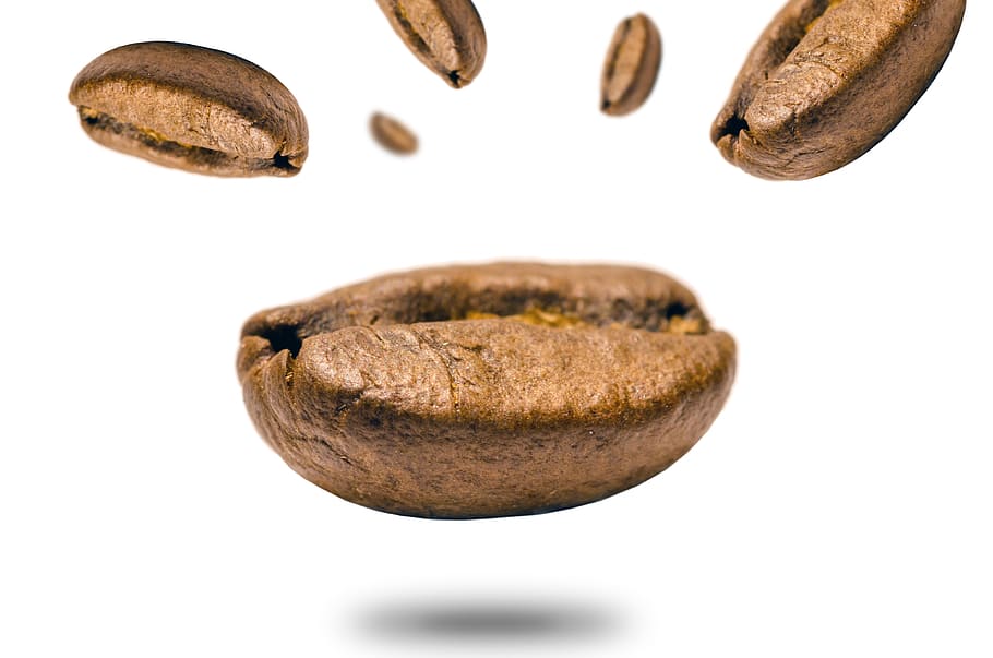 Closeup Photo of Coffee Bean, aroma, background, beans, brown HD wallpaper