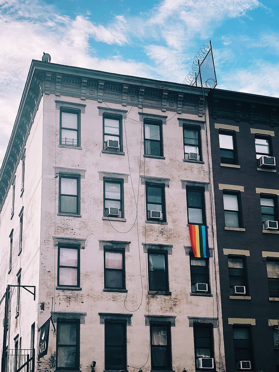 flag, architecture, built structure, building exterior, window HD wallpaper