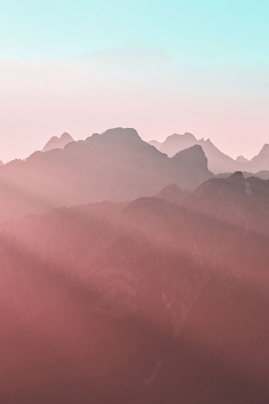 Photo of Mountains During Dawn, daylight, dusk, idyllic, landscape HD wallpaper