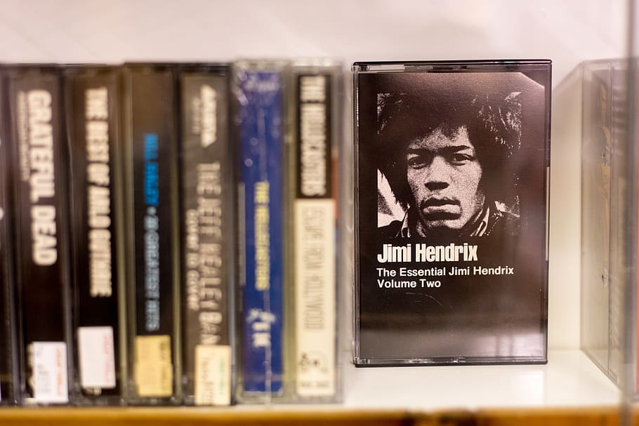 Jimi Hendrix, poster, paper, flyer, brochure, indoors, book, publication HD wallpaper