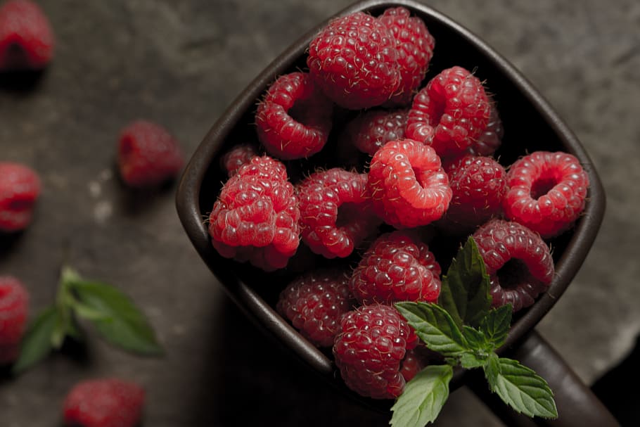 eating, fruit, dessert, appetizer, healthy, malina, tasty, juicy HD wallpaper