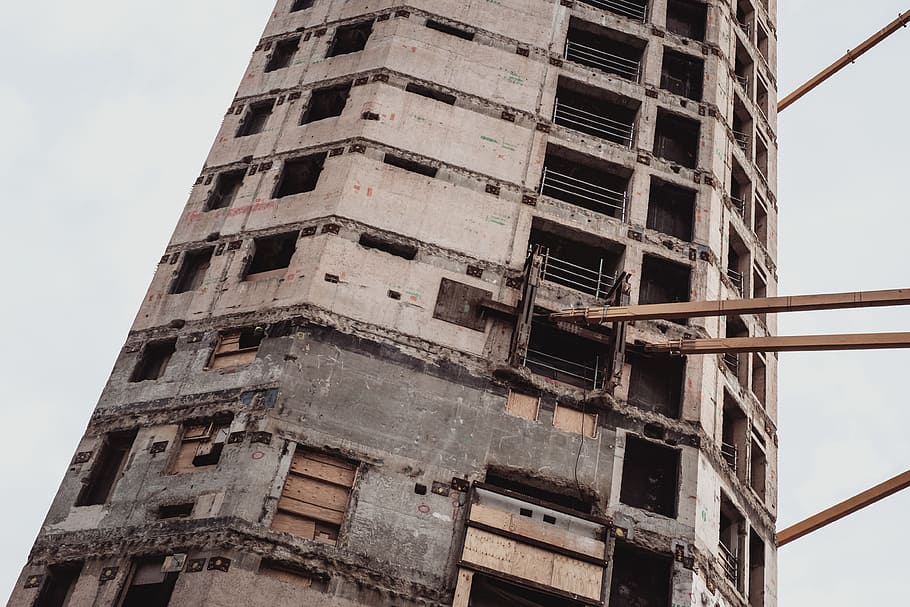 old, metal, rust, building, construction, city, architecture HD wallpaper