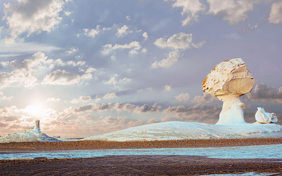landscape, rock, formation, sky, nature, scenic, stone, environment HD wallpaper