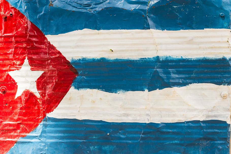 blue, white, and red flag, full frame, backgrounds, no people HD wallpaper
