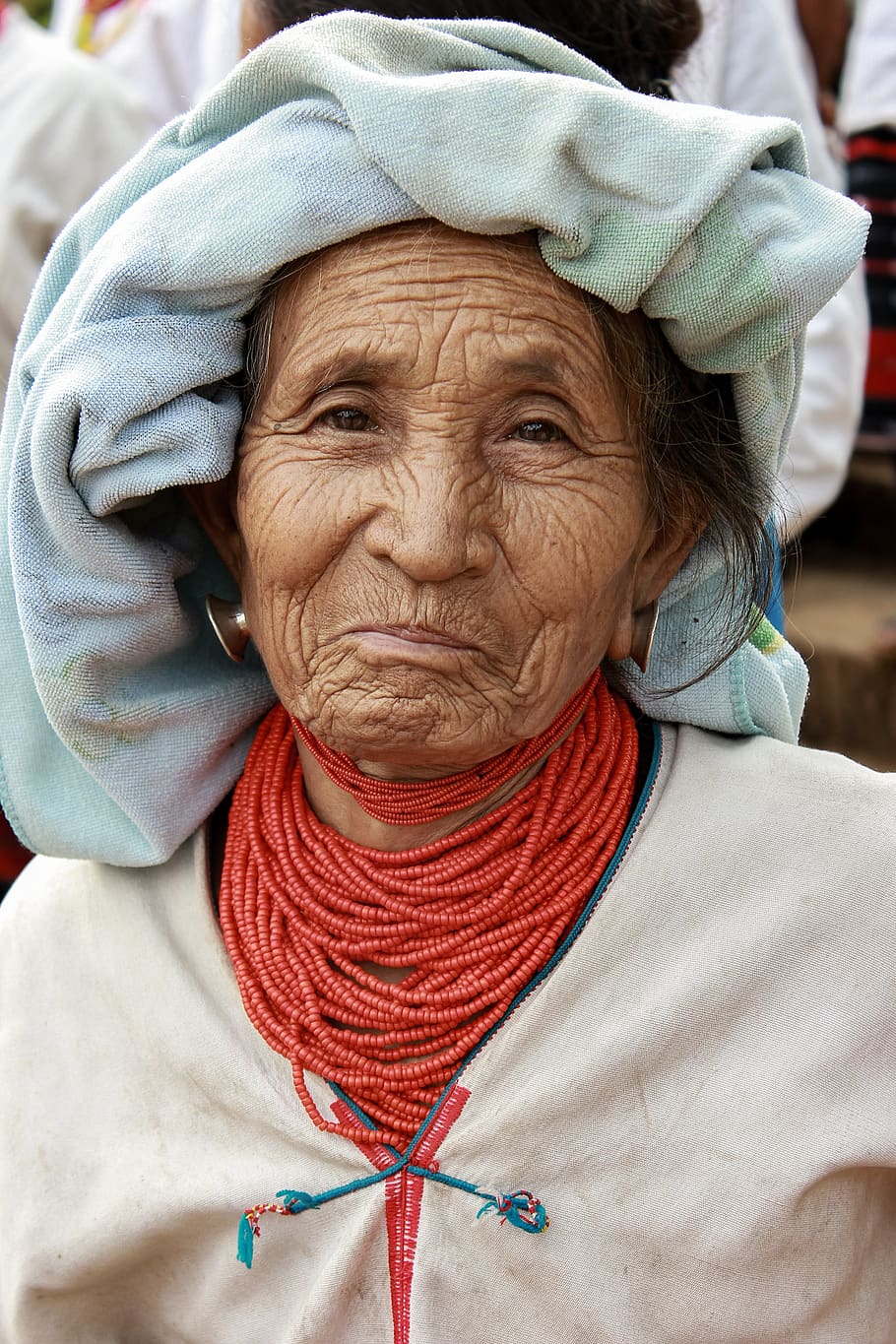 lua tribe, old, smile, people, image, lady, happy, happiness